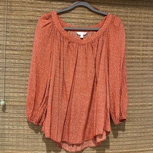 LC Lauren Conrad Coral Blouse